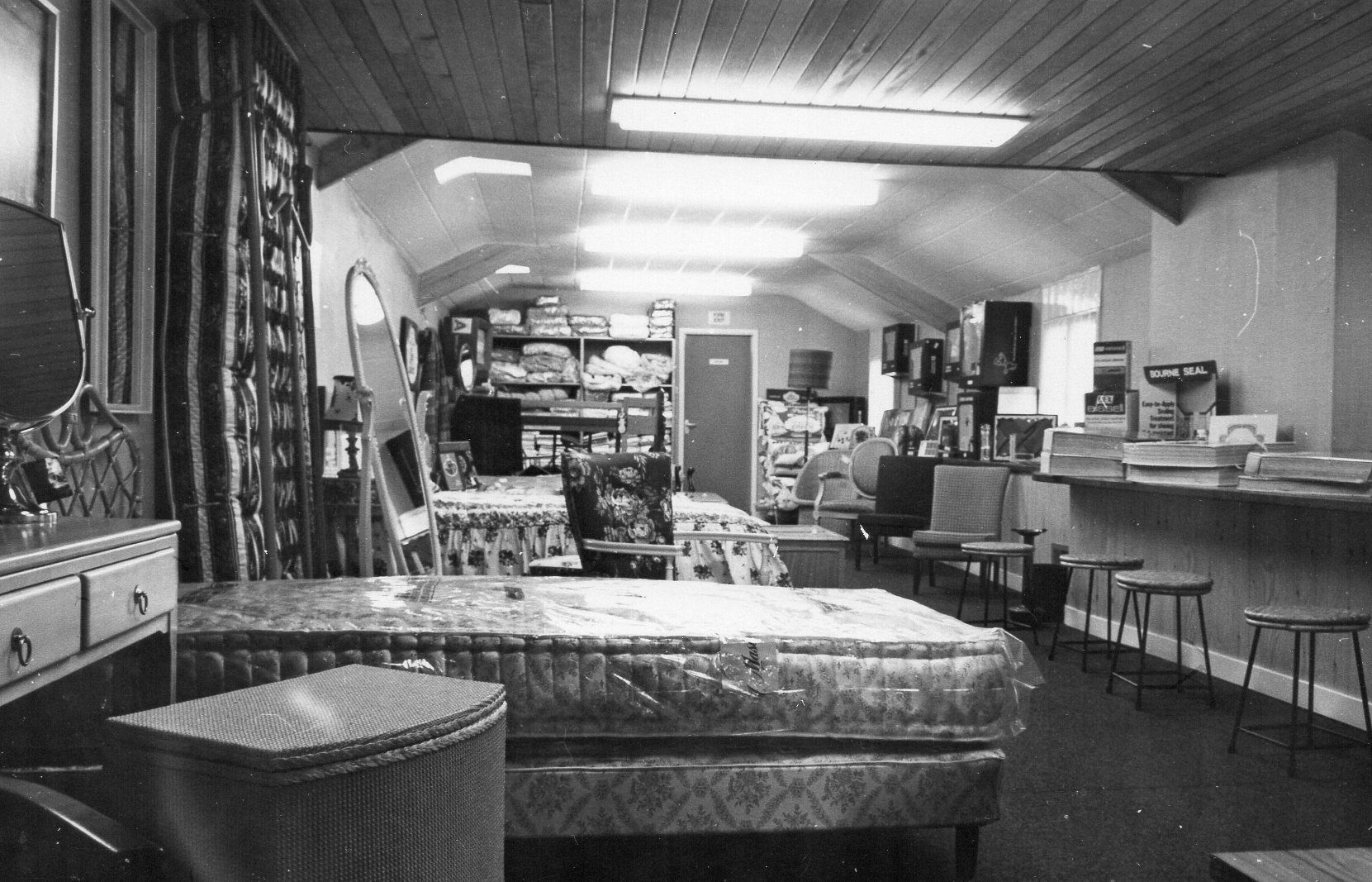 First floor bed showroom in the 1950s
