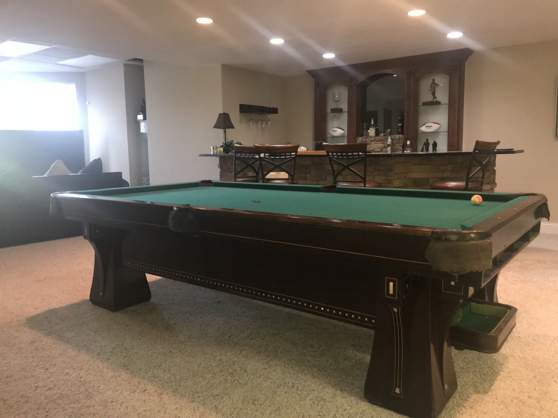 pool table installation