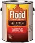 A can of flood pro series solid color acrylic paint.