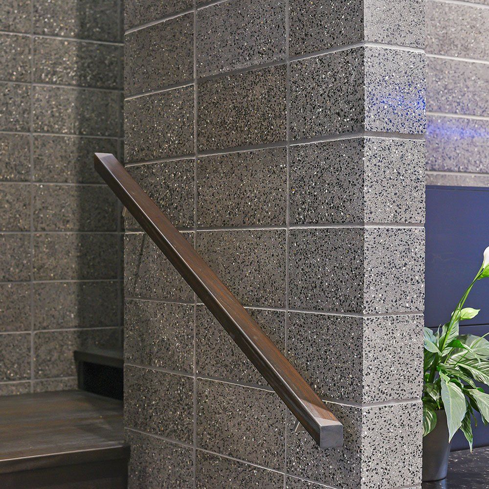 front store with fence