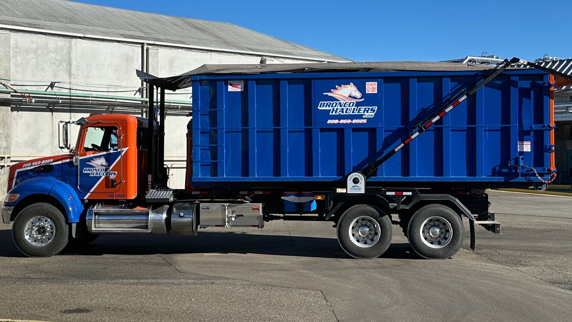 Bronco Haulers 40 yard dumpster rental in Boise, Idaho
