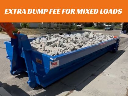 Bronco Haulers offers 12-yard Heavy Duty Dumpster Rentals for Concrete, Dirt, and Sod