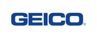 The GEICO logo in blue on a white background.