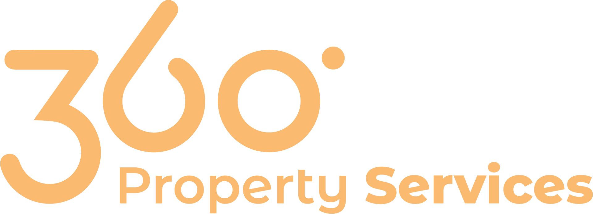 Logo for 360 Property Services in orange text.