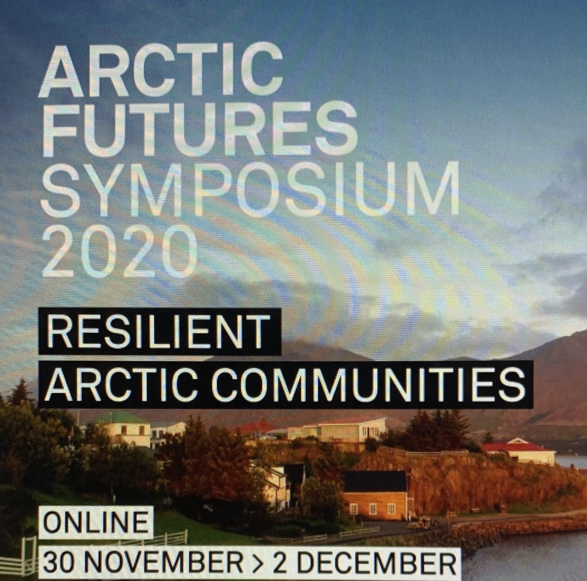Ein Poster für das Arctic Futures Symposium 2020