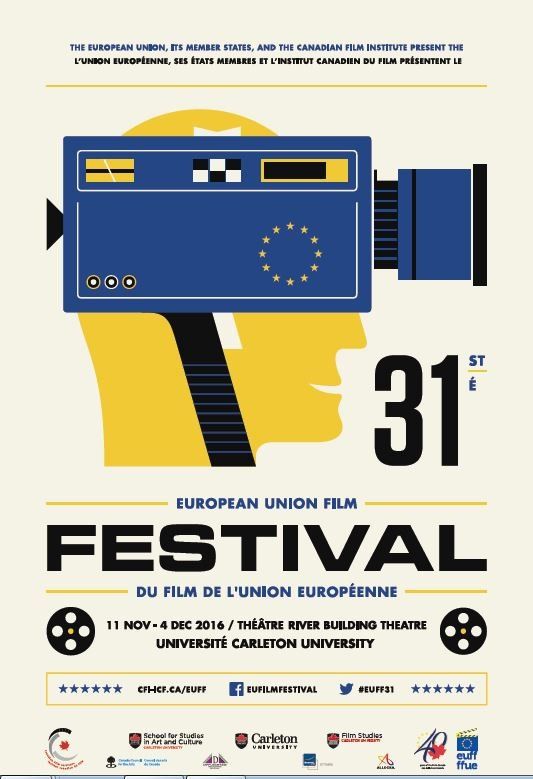 Ein Plakat für das 31. Filmfestival der Europäischen Union