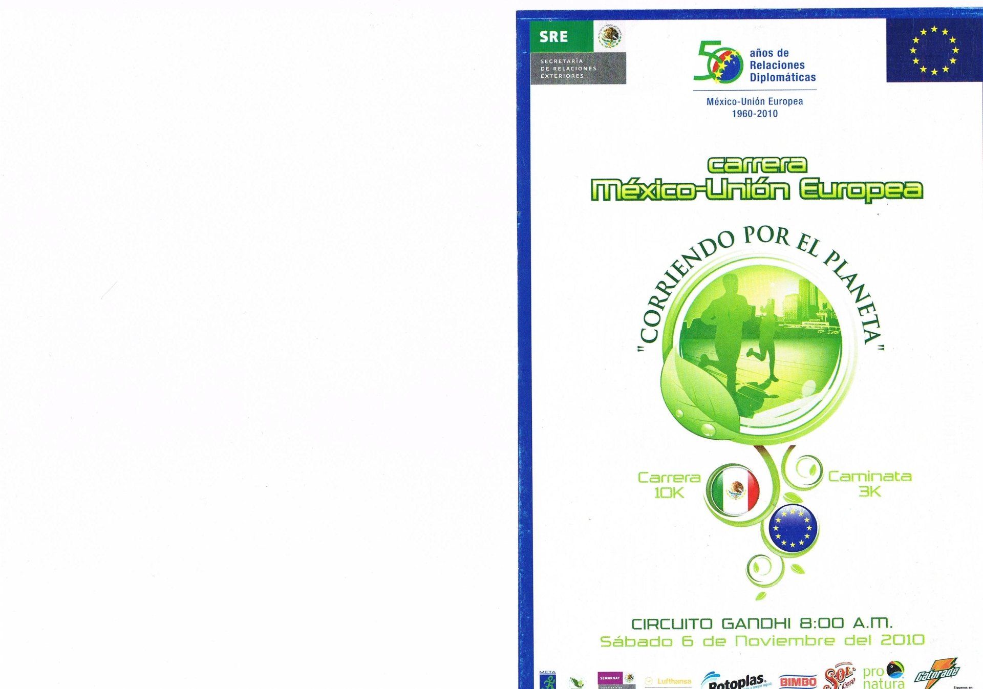 Ein Plakat mit der Aufschrift „Arbeiten für den Planeten“.