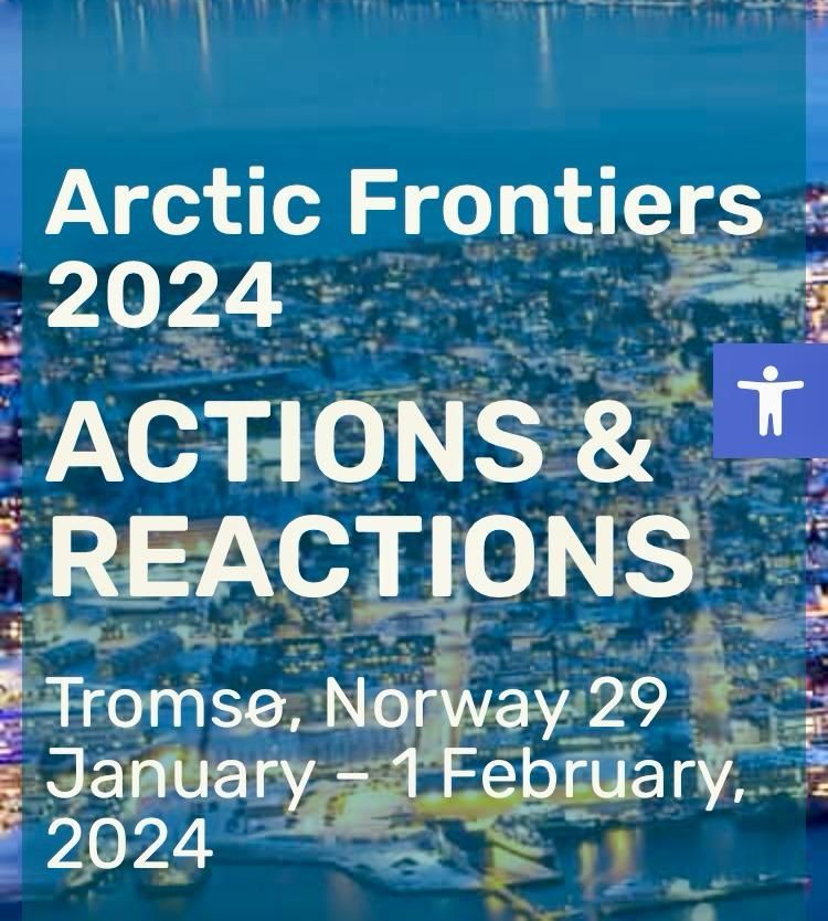 Arctic Frontiers 2024 Aktionen und Reaktionen Tromse Norwegen 29. Januar - 1. Februar 2024