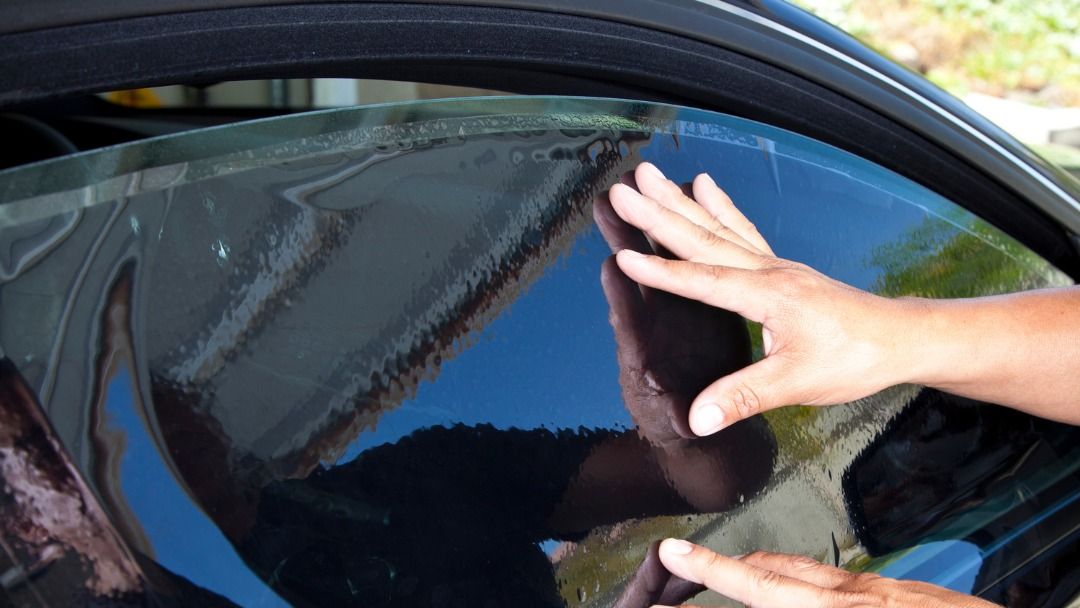 Installing a Tint on a Car Window