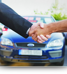 handshake after car deal