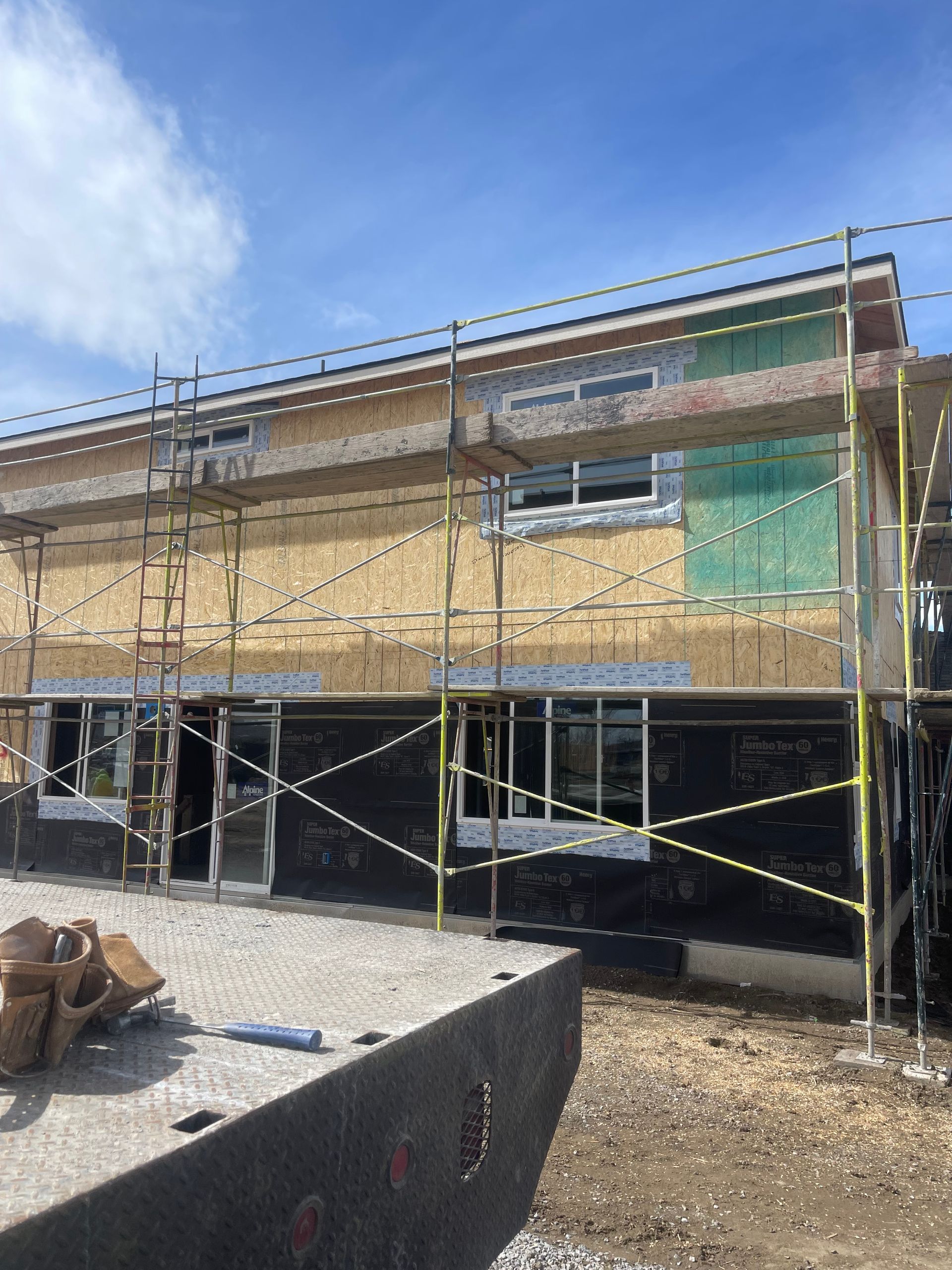 Preparing a home in Reno, Nevada for stucco siding to be installed