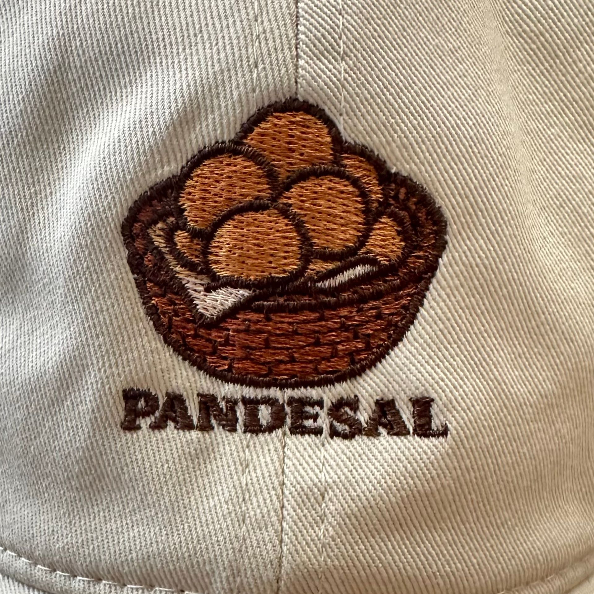 pandesal hat, filipino food cap, embroidered bread hat, pinoy pride apparel, foodie baseball cap, cultural streetwear