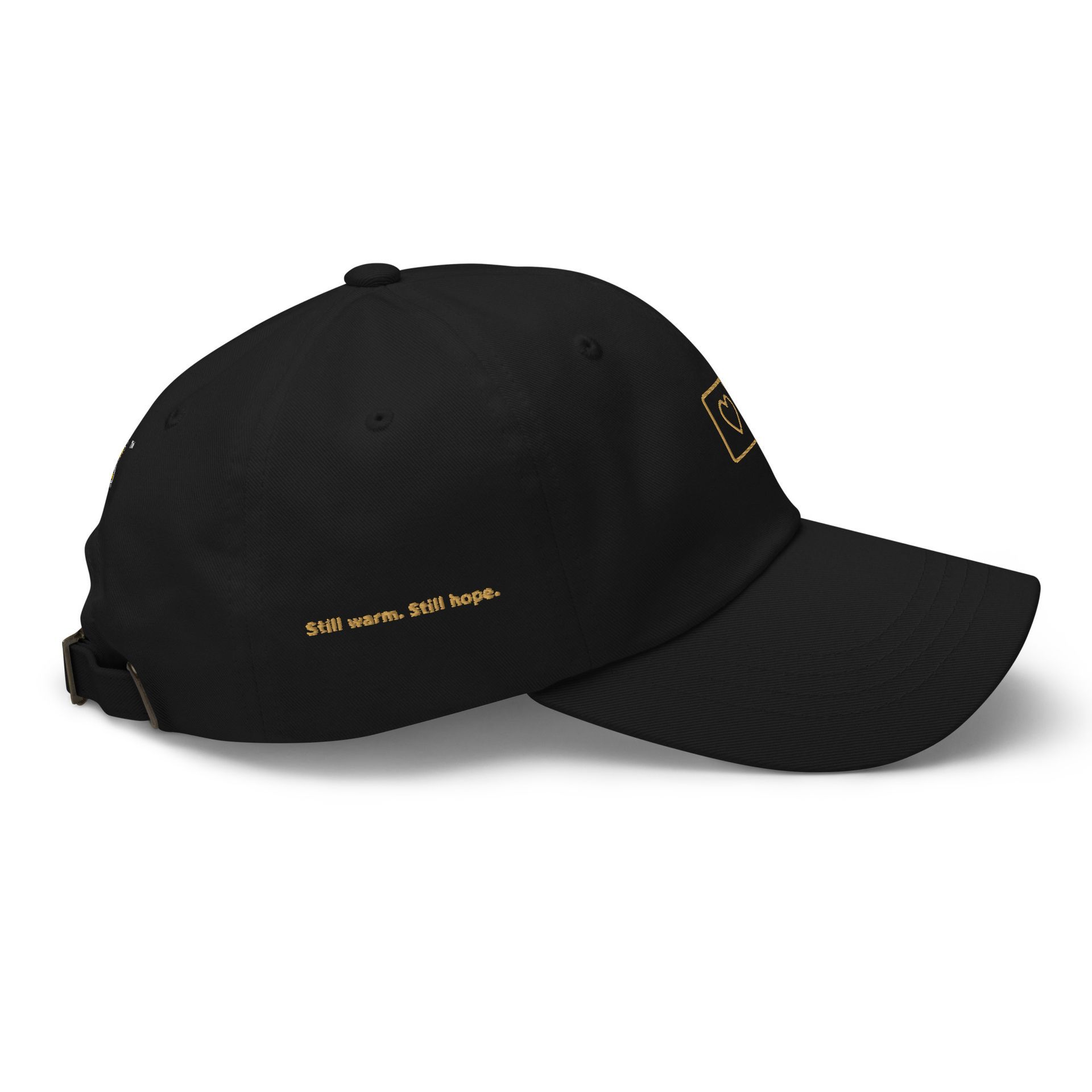 Microwaved Hope embroidered hat, minimalist healing cap for quiet dreamers, gentle mental health gift with meaning