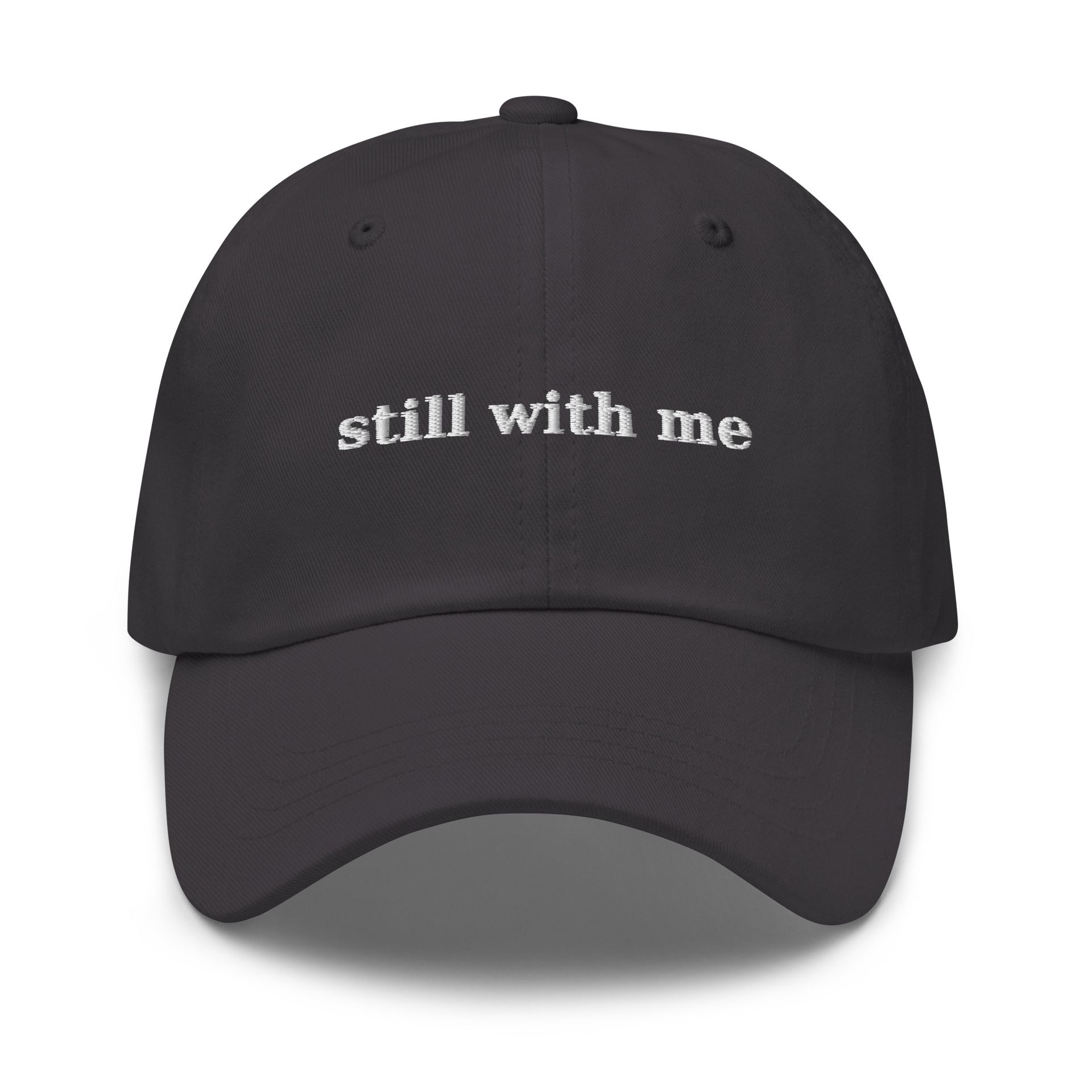embroidered grief remembrance hat, quiet tribute dad cap for memory and healing, sentimental gift for loving remembrance