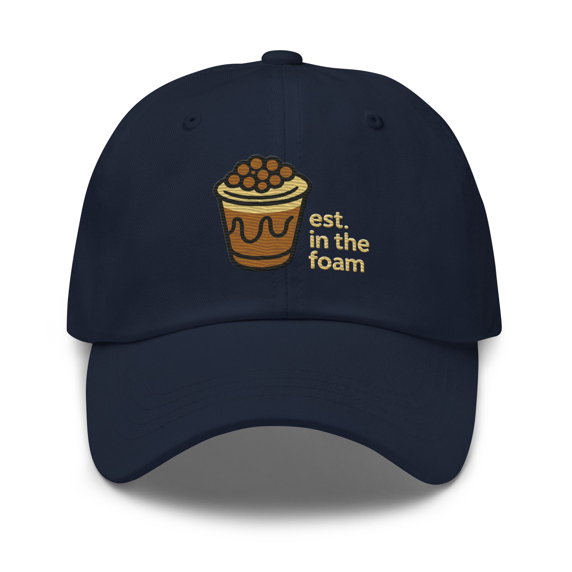 cold brew hat, disney cold brew, black caf, star wars snack embroidered cap, classic dad hat, galaxy’s edge drink