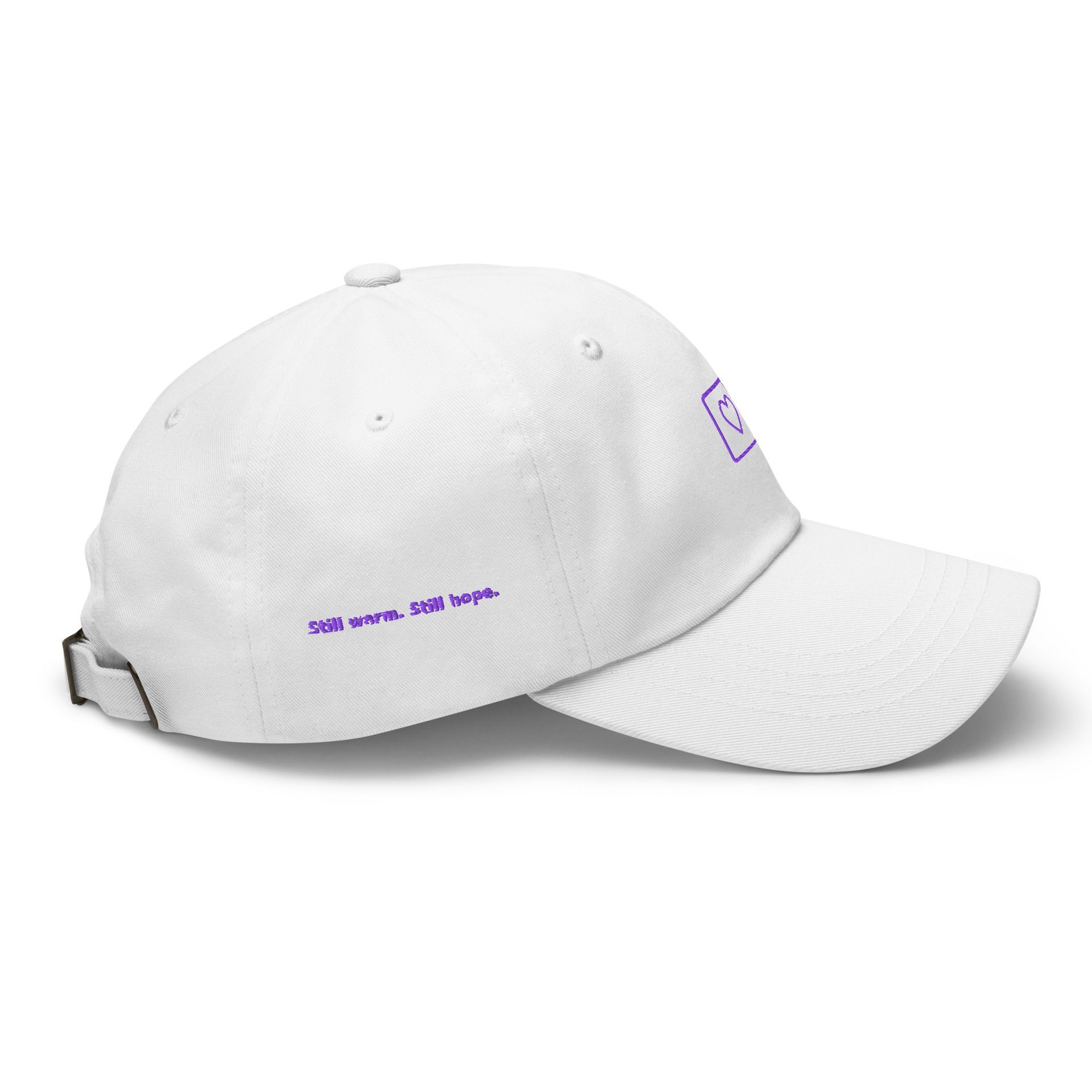 Microwaved Hope embroidered hat, minimalist healing cap for quiet dreamers, gentle mental health gift with meaning
