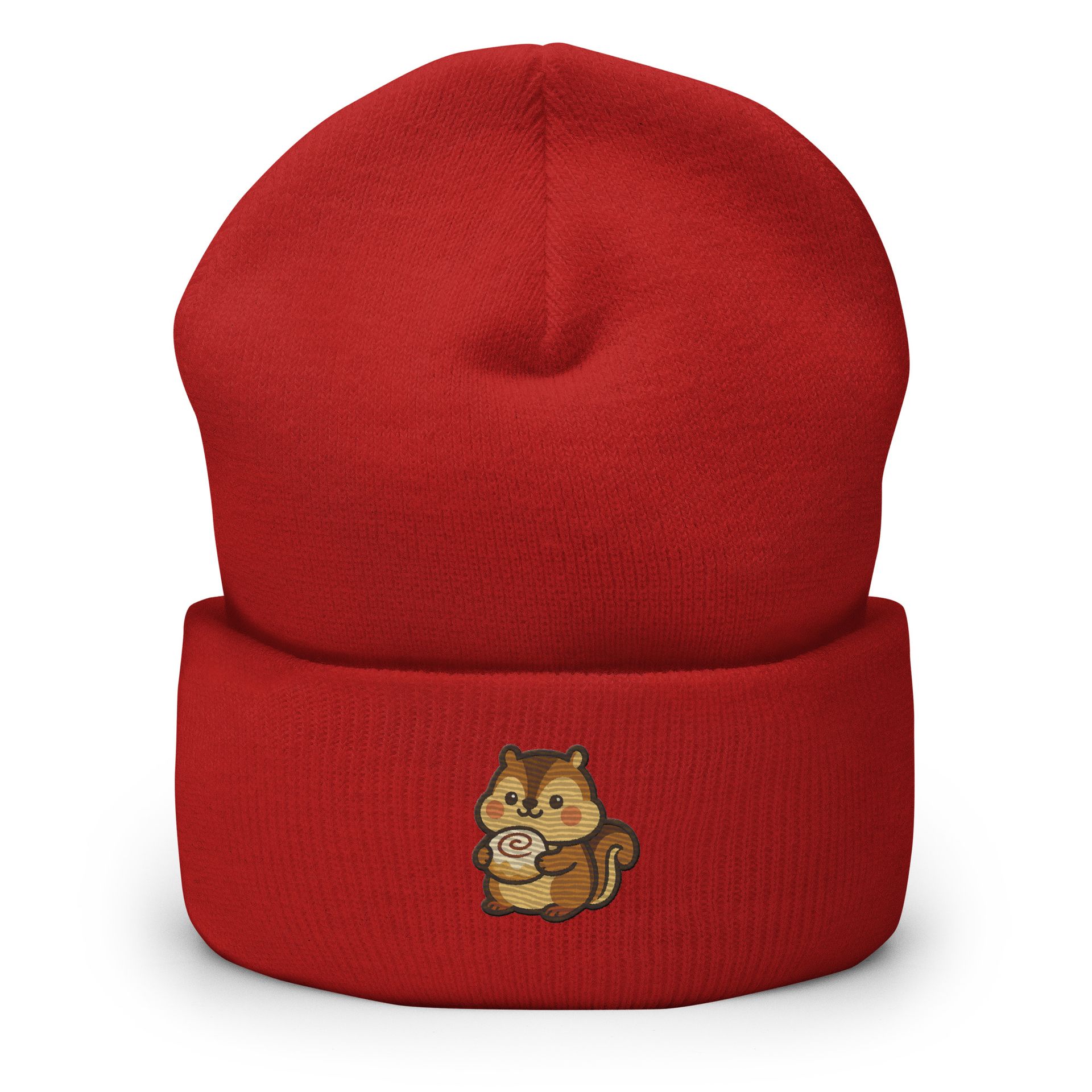 Cinnamon Roll Chipmunk | Cuffed Beanie