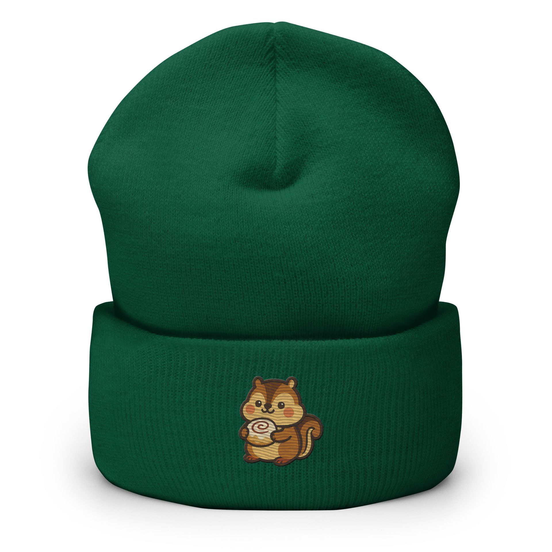 Cinnamon Roll Chipmunk | Cuffed Beanie