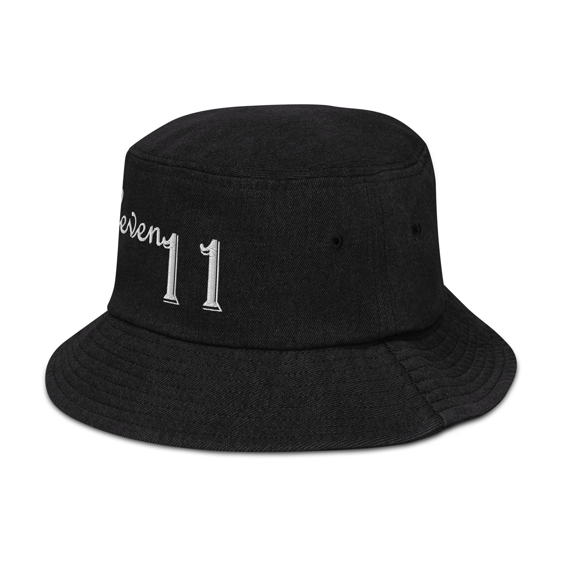 eleven11 hat, 11:11 embroidered bucket hat, embroidered logo cap, timing merch, quiet luxury, angel number streetwear