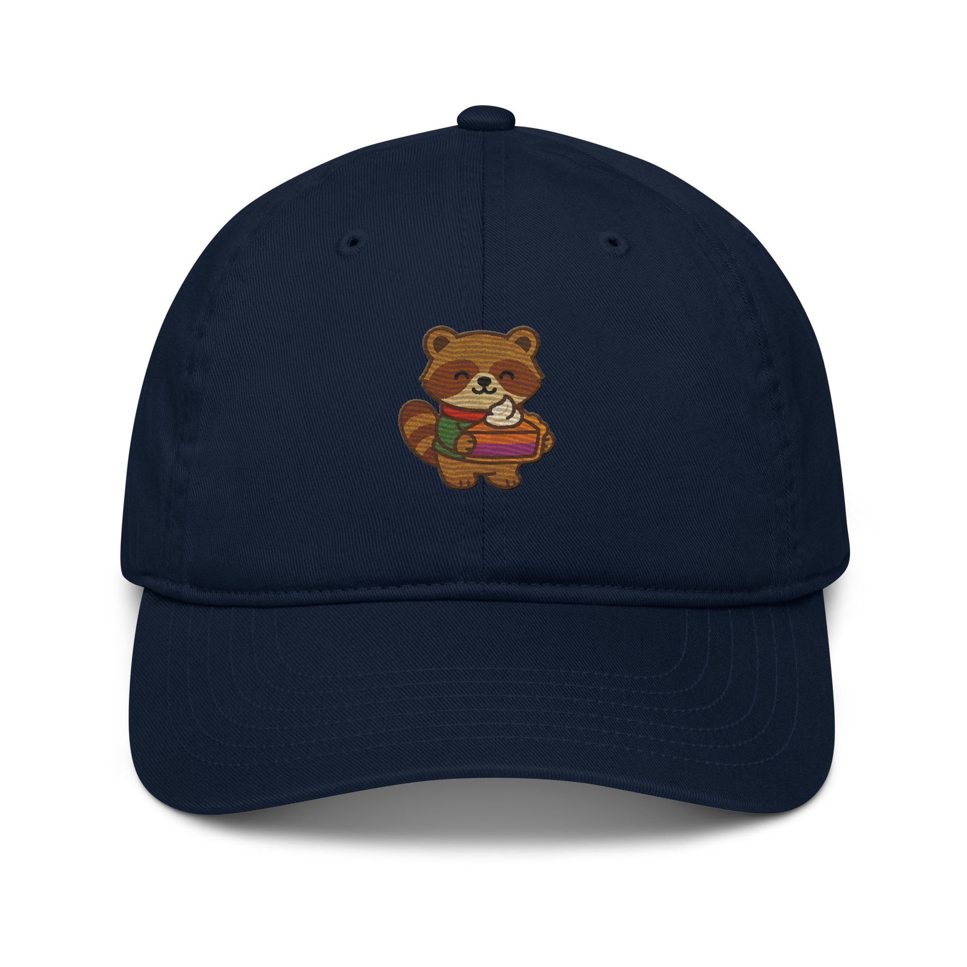 Sweet Potato Raccoon – Cozy Slice |  Organic Baseball Cap