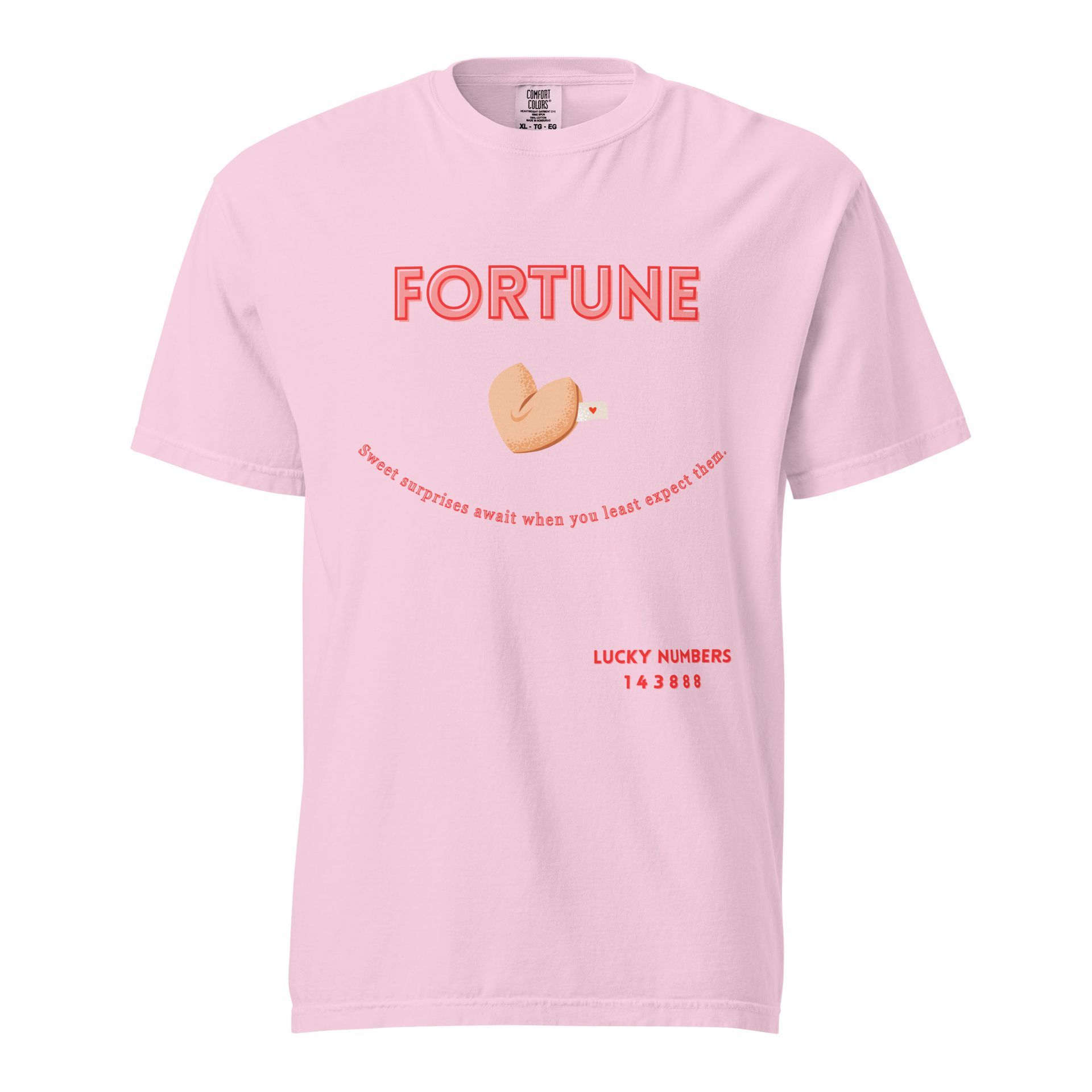 fortune cookie lucky numbers tee, soft vintage shirt with 143888 design, poetic good luck gift for cosmic and food lovers