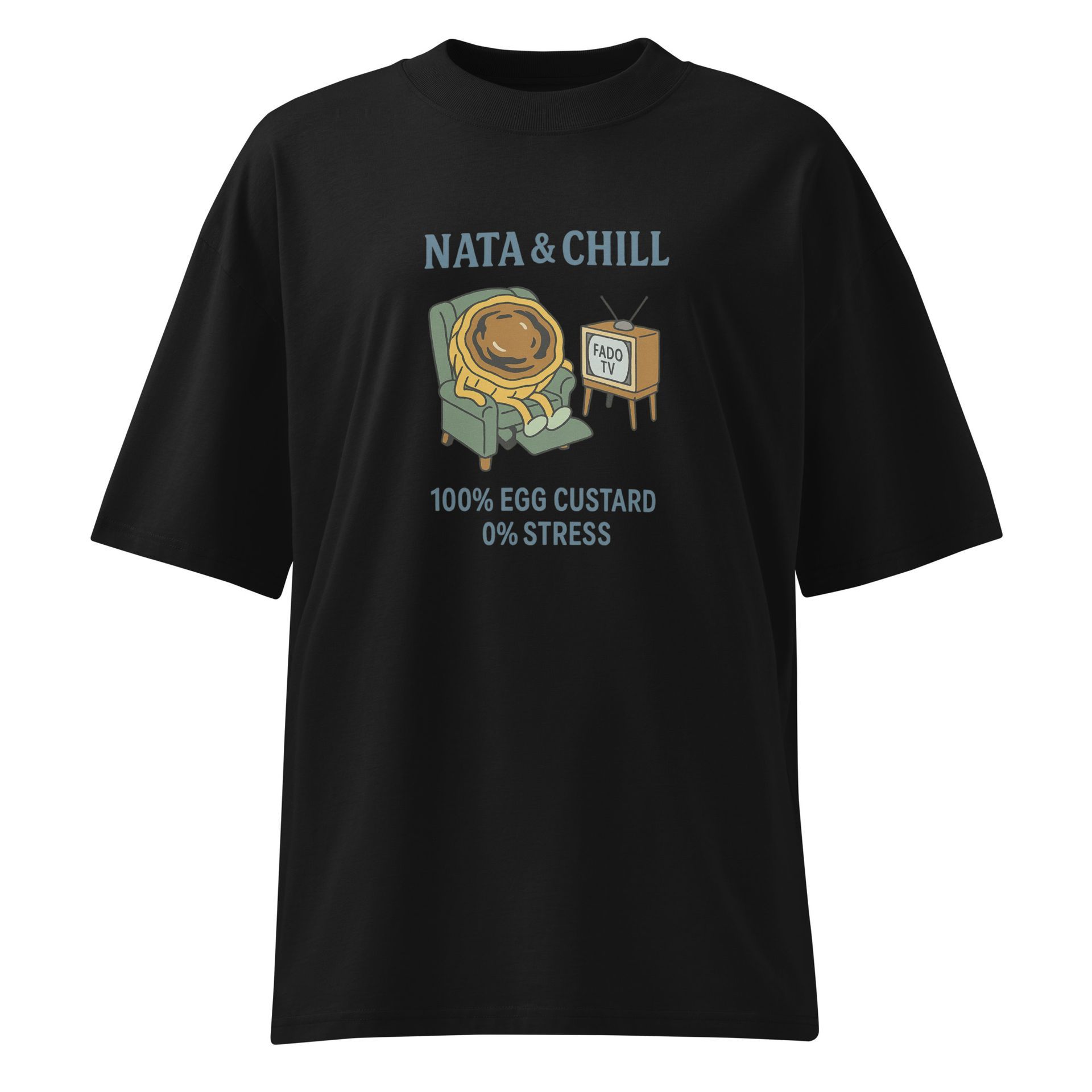 pastel de nata graphic tee, chill foodie shirt with Portuguese dessert print, Lisbon summer vibe for Gen Z food lovers