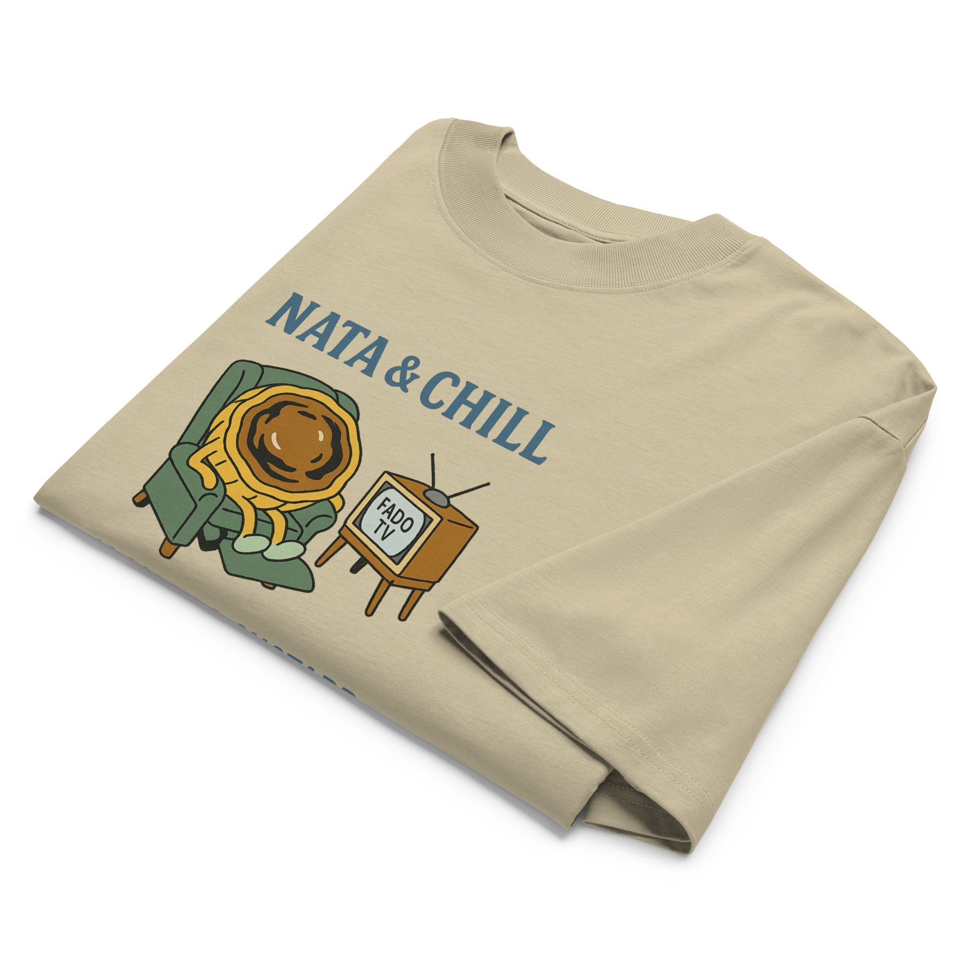 pastel de nata graphic tee, chill foodie shirt with Portuguese dessert print, Lisbon summer vibe for Gen Z food lovers