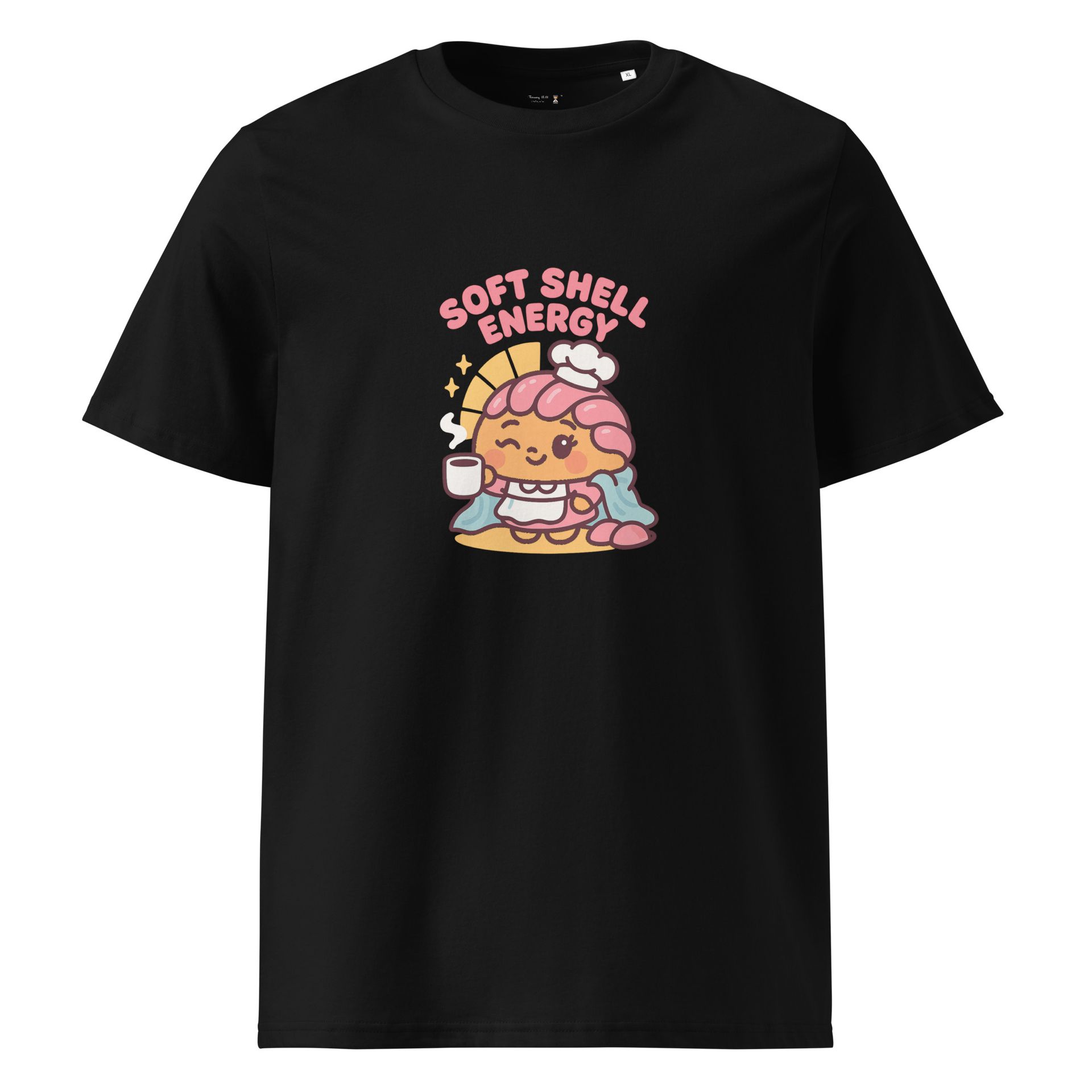 pink concha foodie tee, cozy pan dulce shirt with sleepy brunch vibes, kawaii Mexican bakery gift for sweet bread lovers