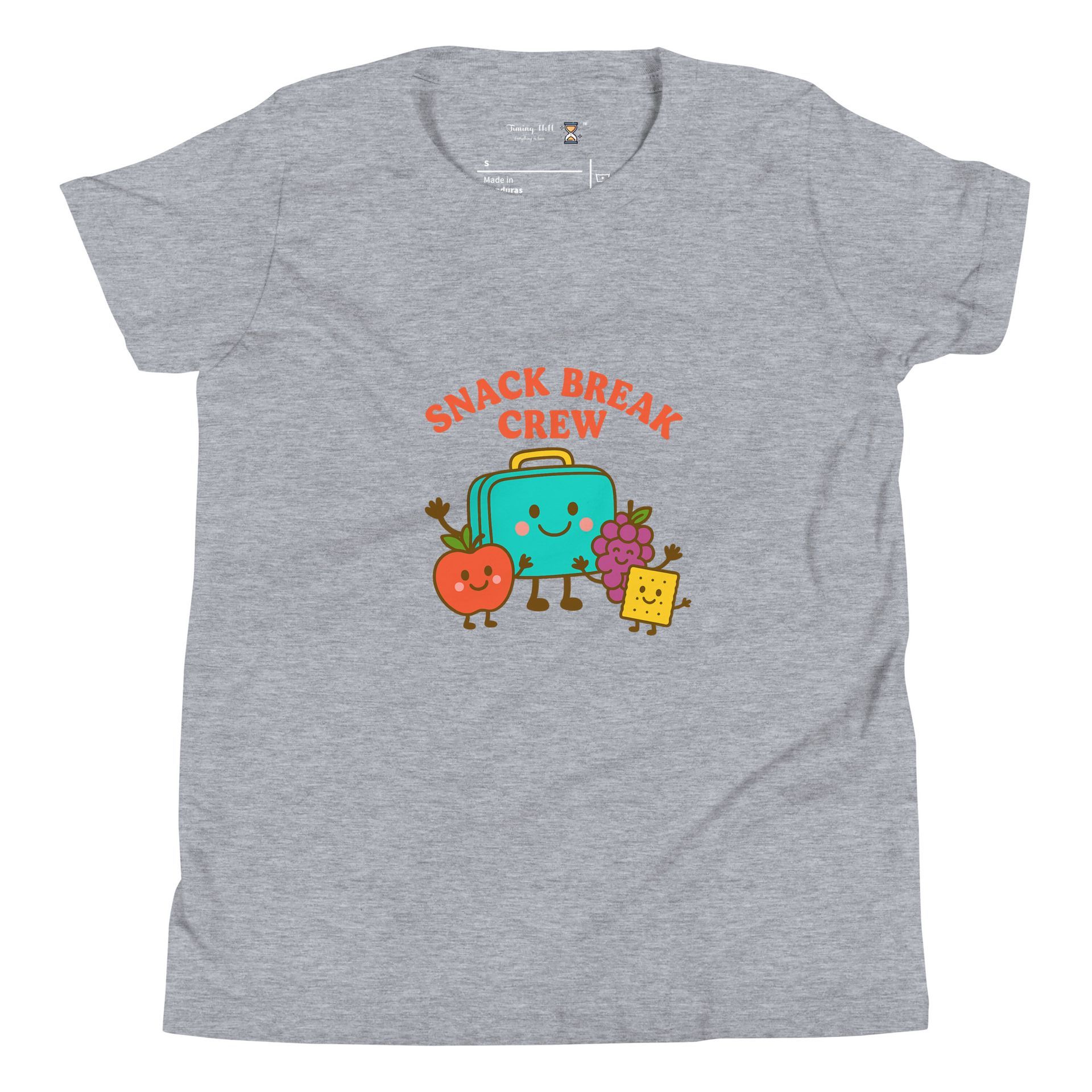 snack break crew youth tee, foodie kids shirt, snack design, playful streetwear, cultural kids fashion, youth gift