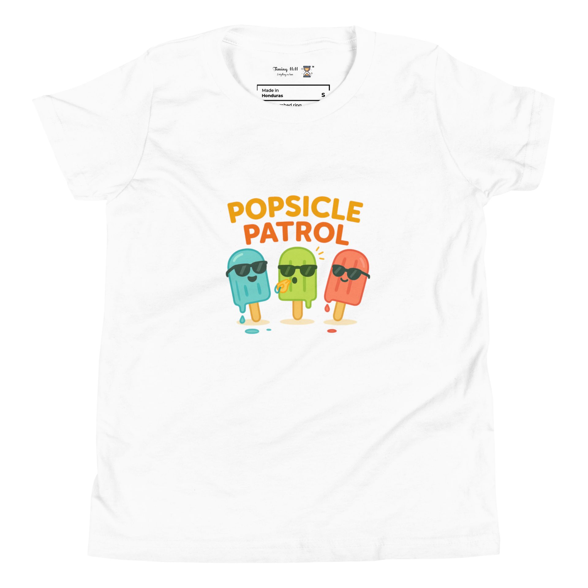 popsicle shirt kids, summer graphic tee, cute ice pop, fun youth t-shirt, frozen treat tee, playful kidswear, timing1111