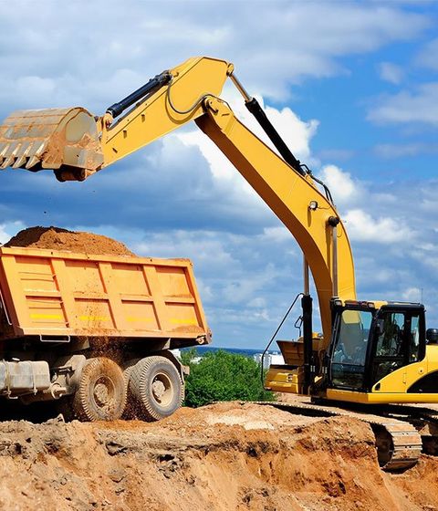 An Excavator On Duty — Nash Truck & Machinery Hire in Cairns QLD