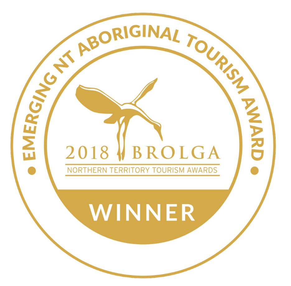The logo for the emerging nt aboriginal tourism award
