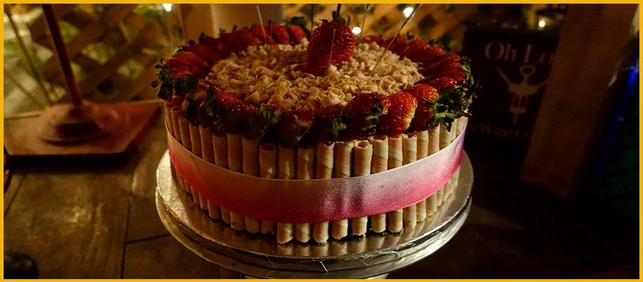 Chocolate Strawberry Birthday Cake