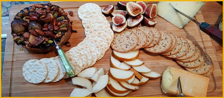 Baked Brie and Fruit Platter