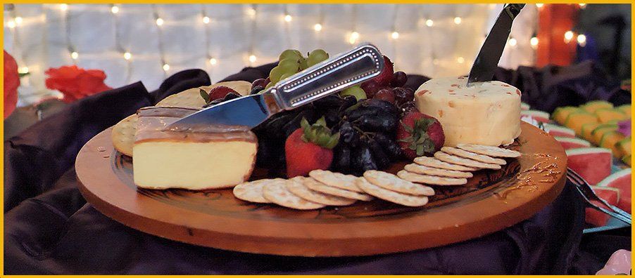 Assorted Cheese  Fresh Fruit Platter