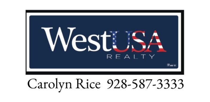 A logo for west usa realty with a phone number