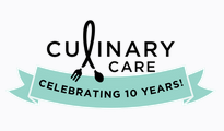 A logo for culinary care celebrating 10 years.