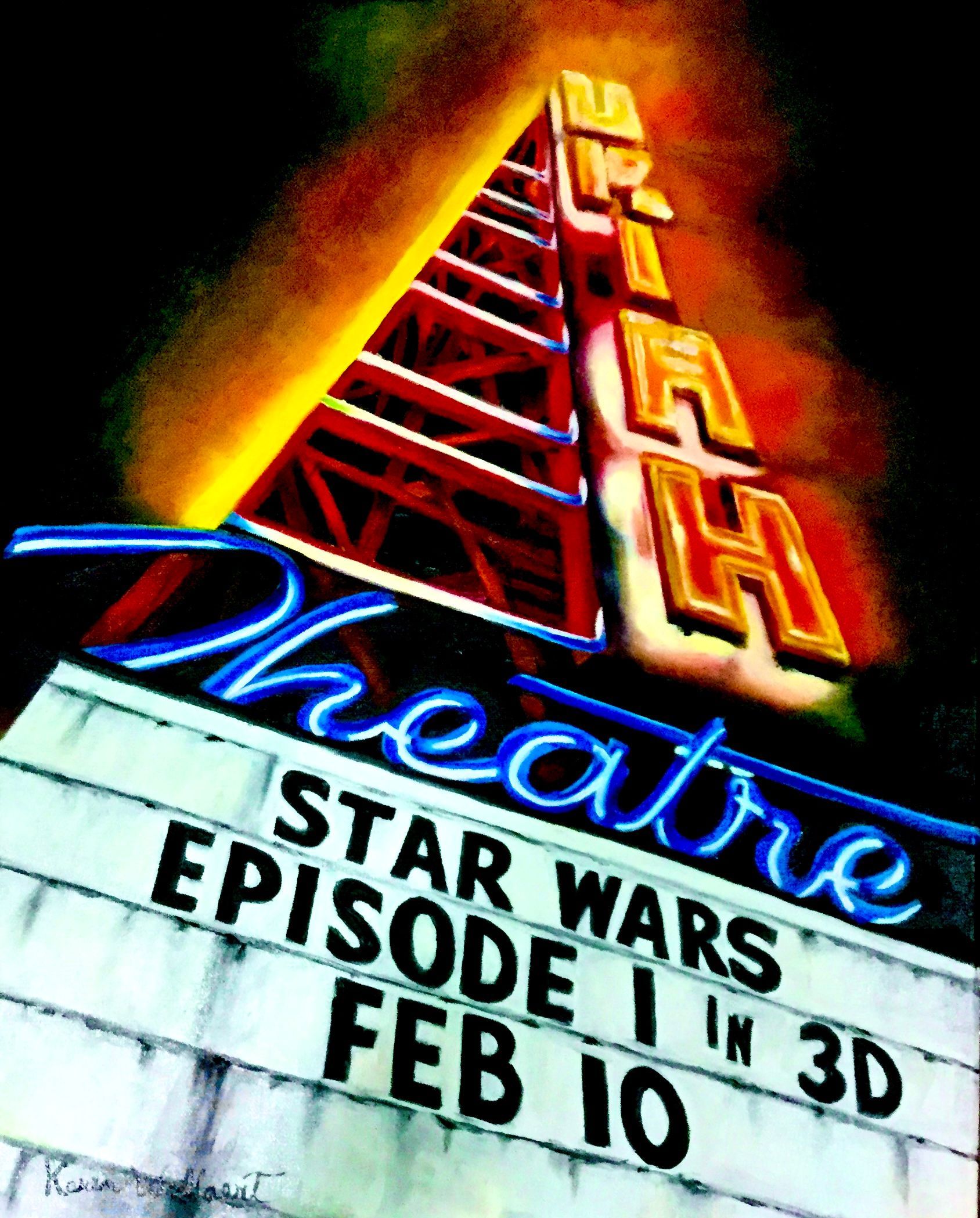 Sign for the Rialto Theatre, advertising 