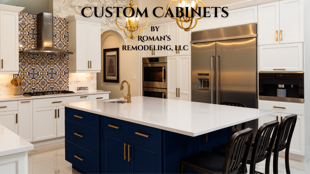 A kitchen with wooden cabinets and granite counter tops.