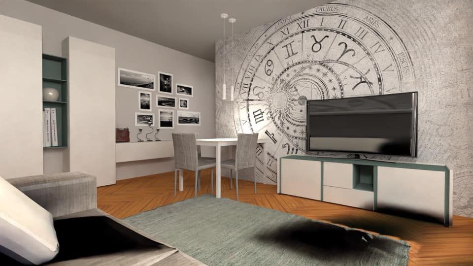 salone con angolo pranzo