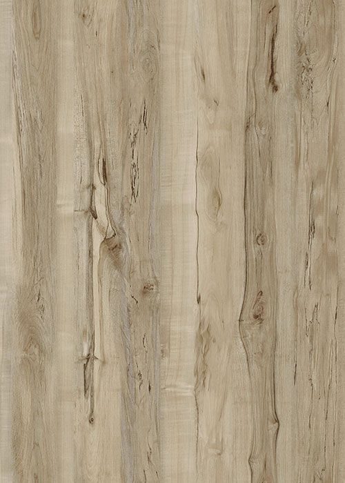 Vertical wood grain pattern in light brown with knots and cracks.