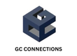 Logo for GC Connections, a dark blue 3D cube with a stylized "GC" design.