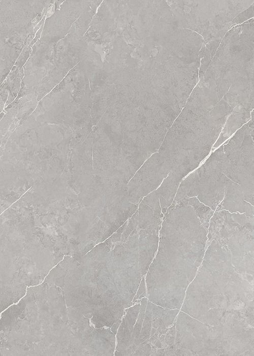 Gray marble tile with white veining.