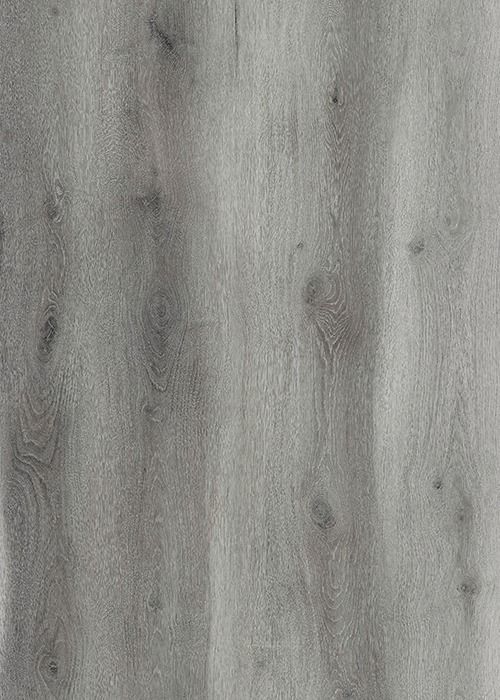 Gray wood grain texture with vertical lines and knots.