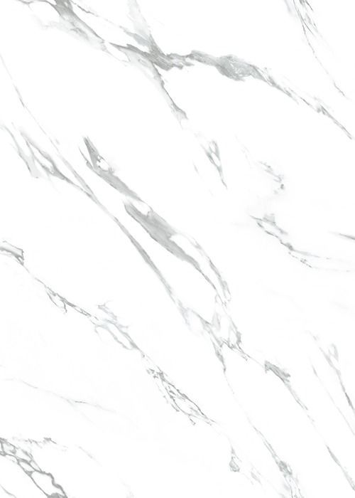 White marble with gray veining.