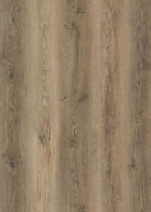Close-up of light brown wood flooring with vertical grain and subtle knots.