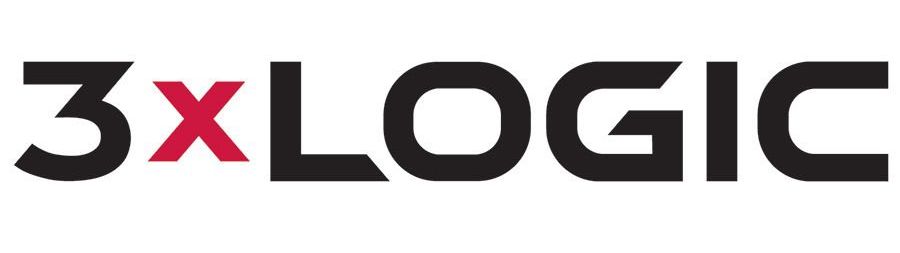 The logo for 3x logic is black and red on a white background.