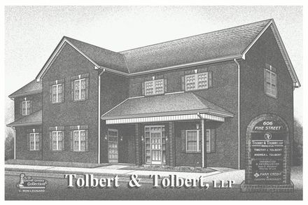 Vintage Company Building Sketch — Hillsville, VA — Tolbert & Tolbert, LLP