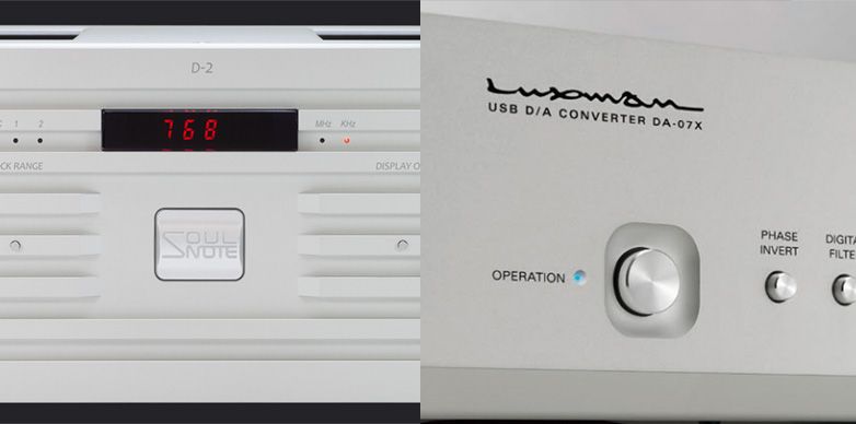 Luxman DA-07x and Soulnote D2 DACs