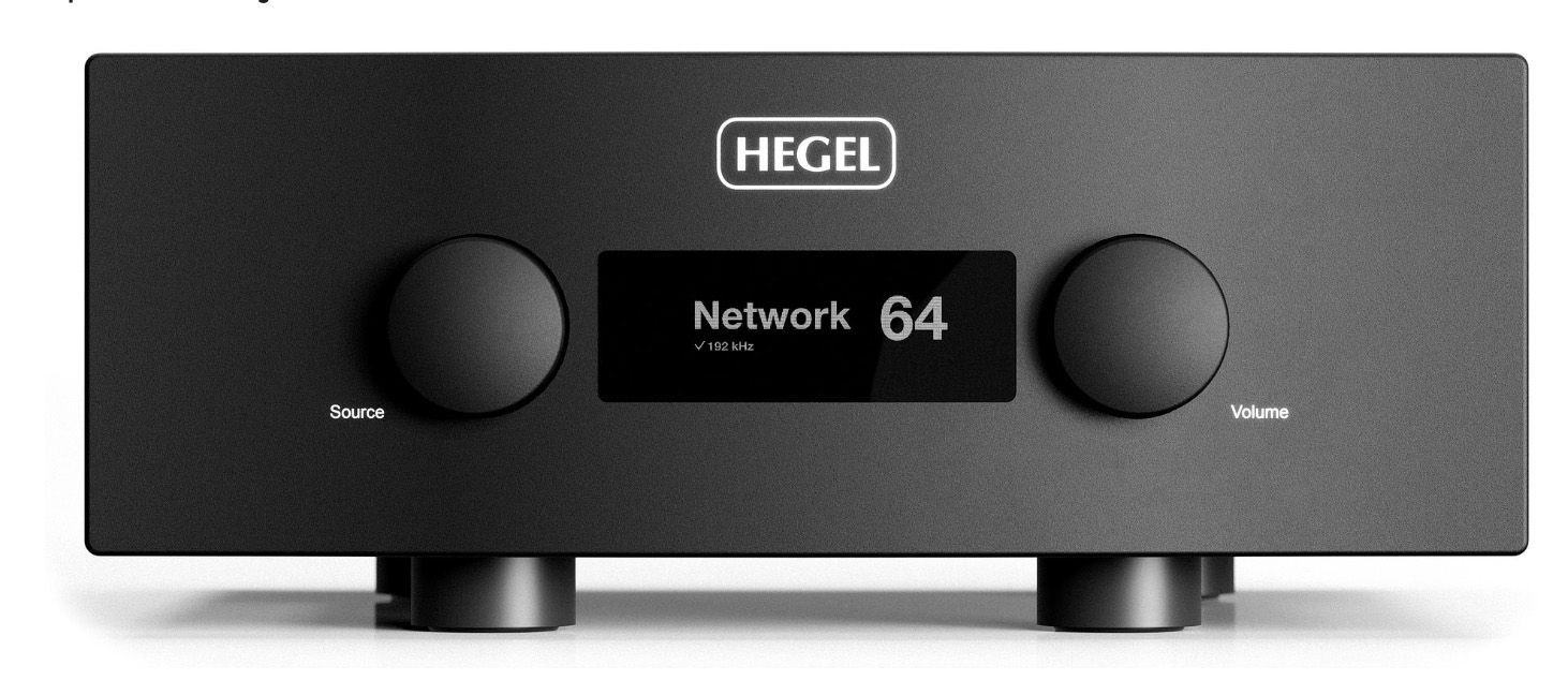 Hegel H600 amplifier